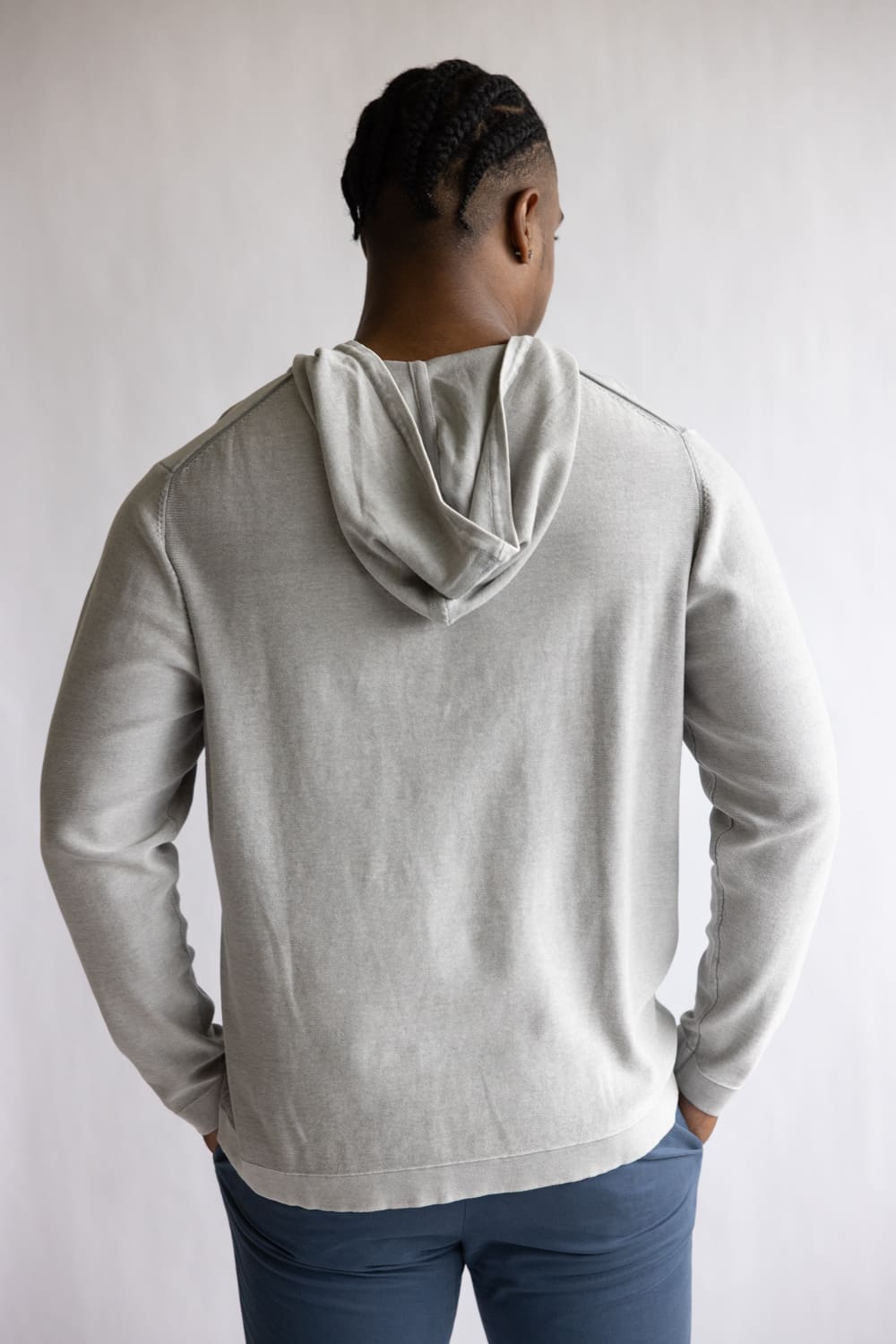Weatherproof Vintage Stonewash Hoodie for Men in Ultimate Grey