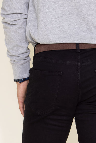 Weatherproof Vintage Straight Fit Jeans for Men in Black