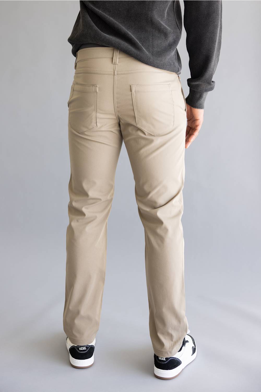 Weatherproof Vintage Tech Utility Pants for Men in Light Oak