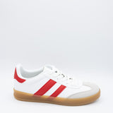 Deer Sneakers for Women in Red/White