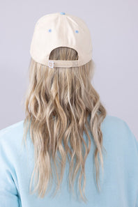 Simply Southern Embroidered Lake Hat for Women in Cream