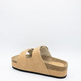 Simply Southern Platform Large Buckle Sandals for Women in Copper