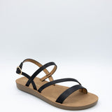 Soda Enfold Sandals for Women in Black