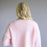 Mimosa Classic Lightweight Cardigan Top for Women in Sherbert Pink