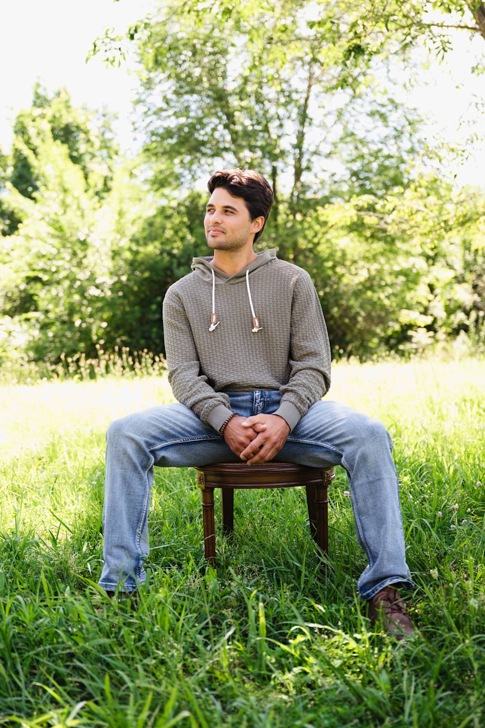 1897 Original Hoodie for Men in Greenstone