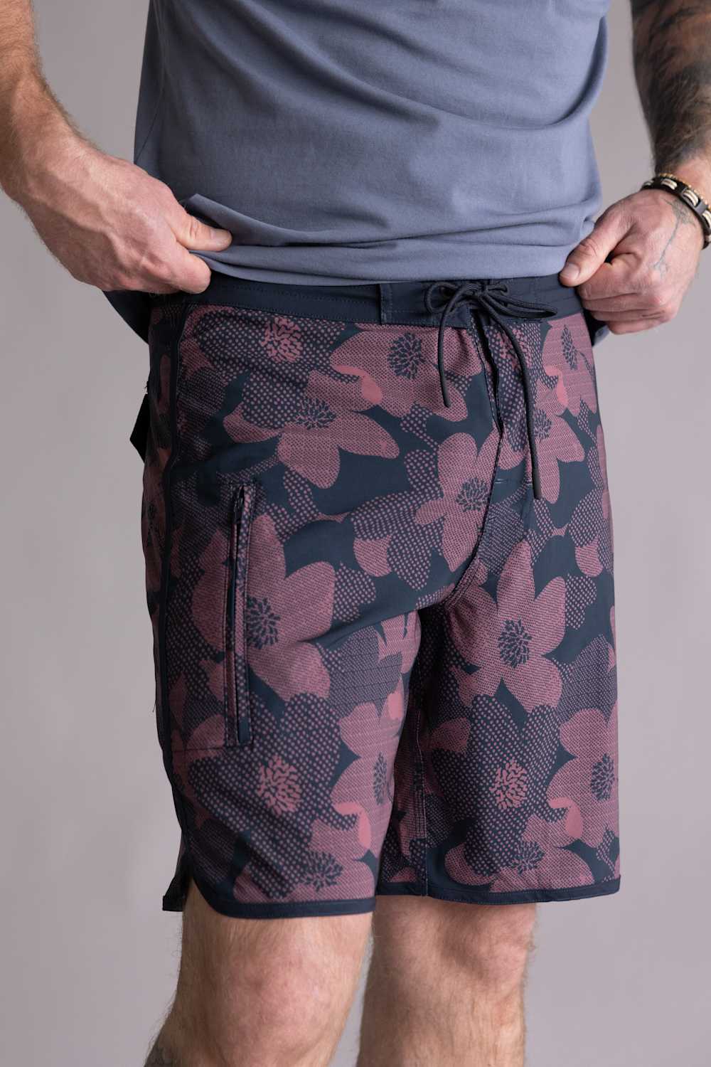 Jetty Atlantic Boardshorts for Men in Mauve