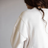 Youth Pullover & Wide Leg Pant Set for Girls in Grey/Beige