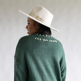 Bailey Rose Horse Stitch Sweater for Women in Green
