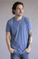Basic Crewneck T-Shirt for Men in Dusty Blue