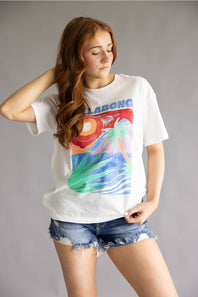 Billabong Highs and Lows Graphic T-Shirt White