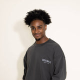Brooklyn Cloth Originals Fleece Sweatshirt for Men in Dusty Black