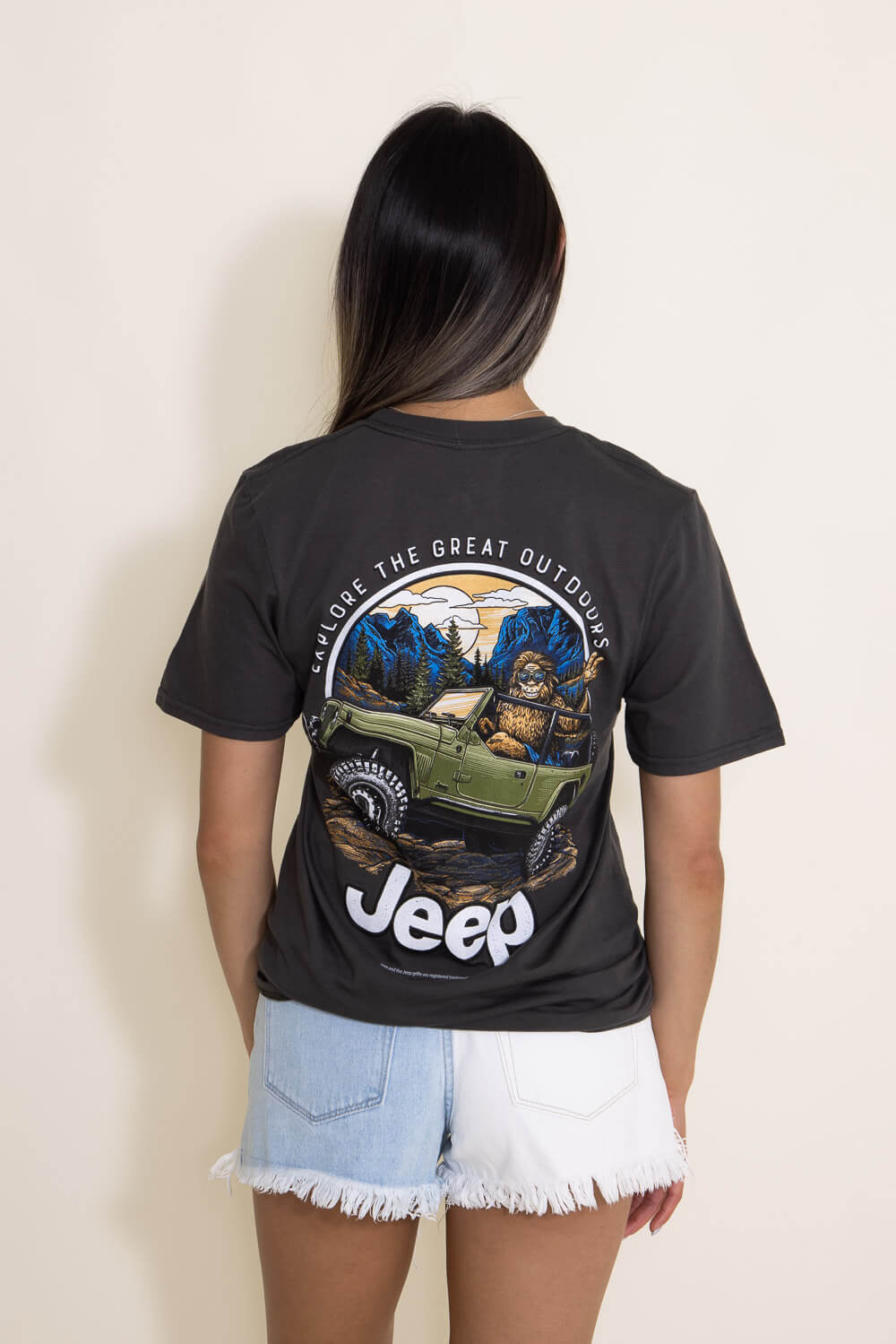 Jeep Sasquatch T-Shirt in Grey