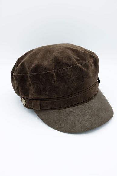 C.C. Newsboy Cap for Women in Brown