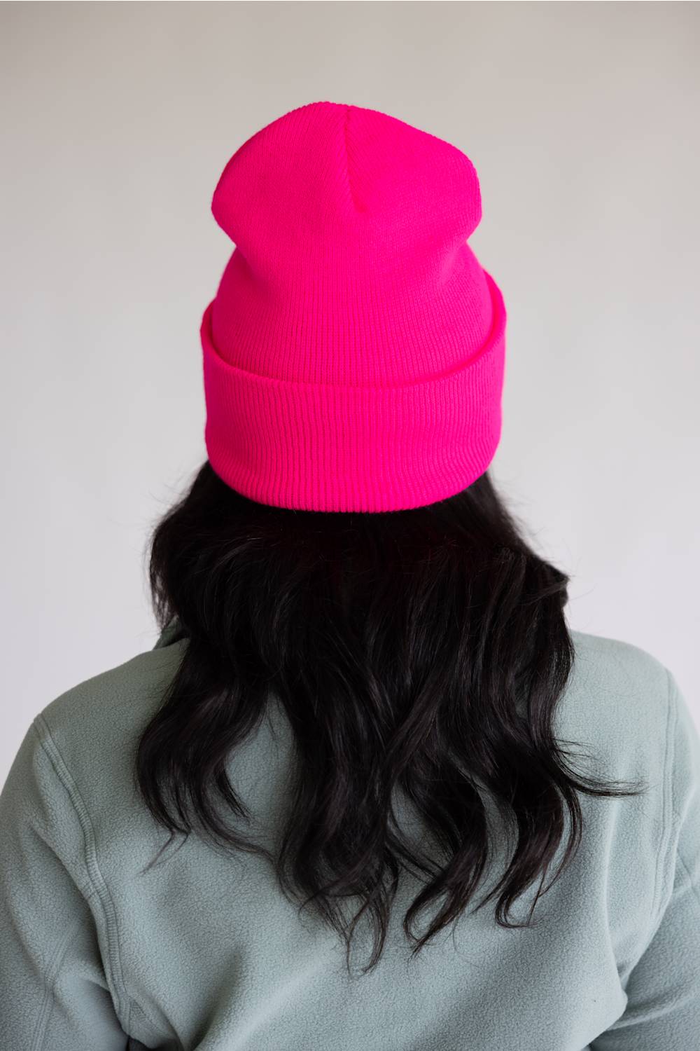 Carhartt Knit Cuffed Beanie in Pink Glow