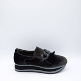 Coconuts by Matisse Bess Platform Loafers for Women in Velvet Charcoal
