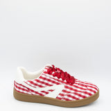 Dolce Vita Voyage Sneakers for Women in Red Gingham | VOYAGE-REDGINGHAM
