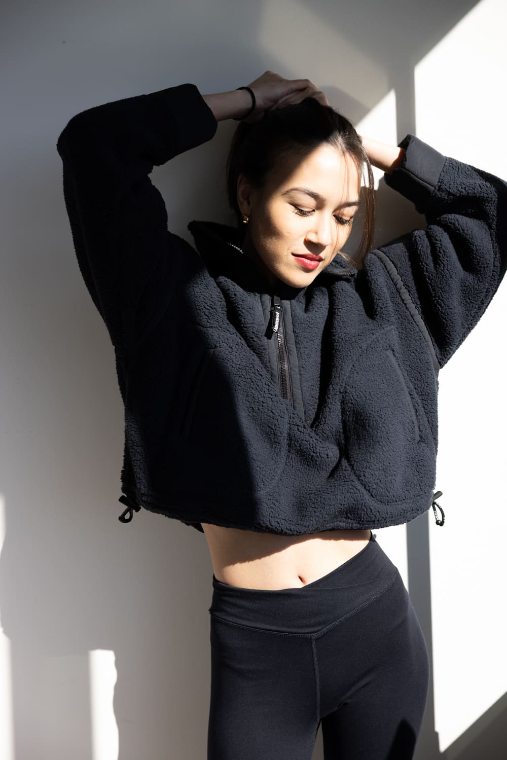 FP Movement Mountain High ½ Zip Fleece for Women in Black