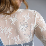 Free People Intimately Lady Lux Sheer Layering Top for Women in Cream