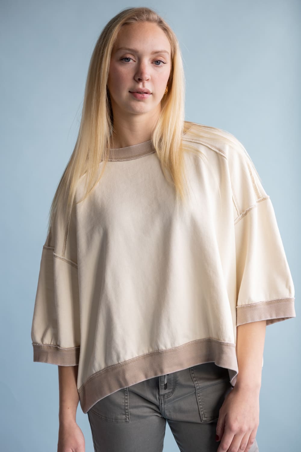 Free People We The Free Everything Pullover for Women in Nilla Cream