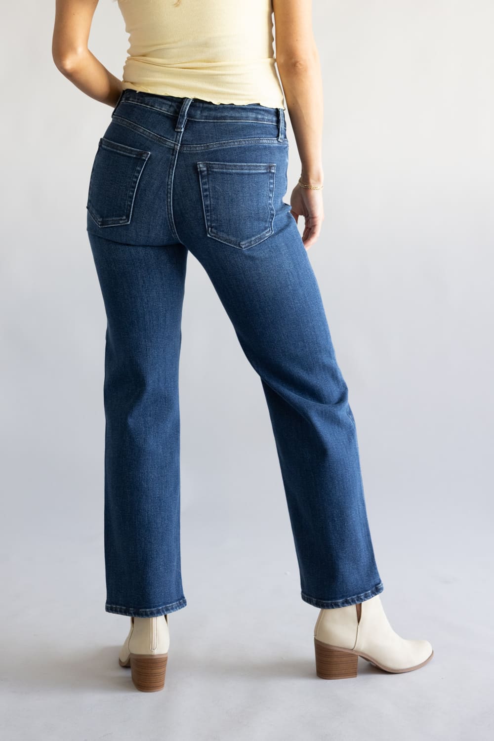 JBD Bea High-Rise Straight Leg Jeans for Women