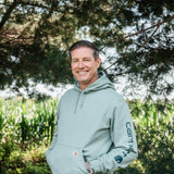 Carhartt Logo Sleeve Graphic Hoodie for Men in Green | K288-GA0