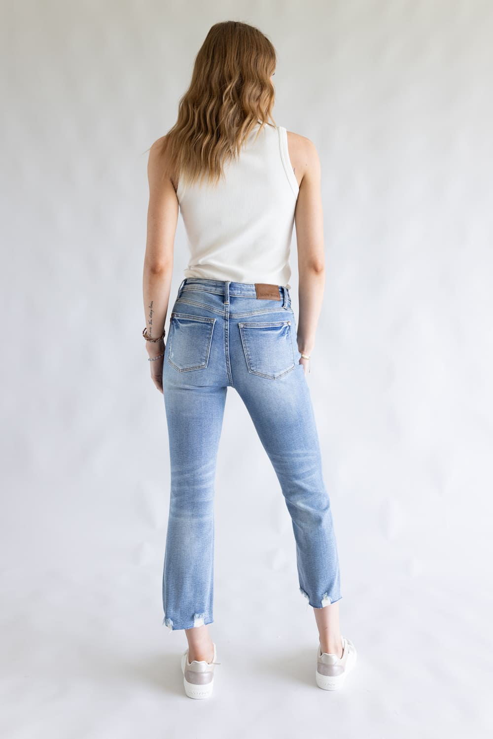 Judy Blue Mid-Rise Vintage Kick Flare Jeans for Women