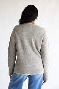 La Miel Whip Stitch Sweater for Women in Sandgrain