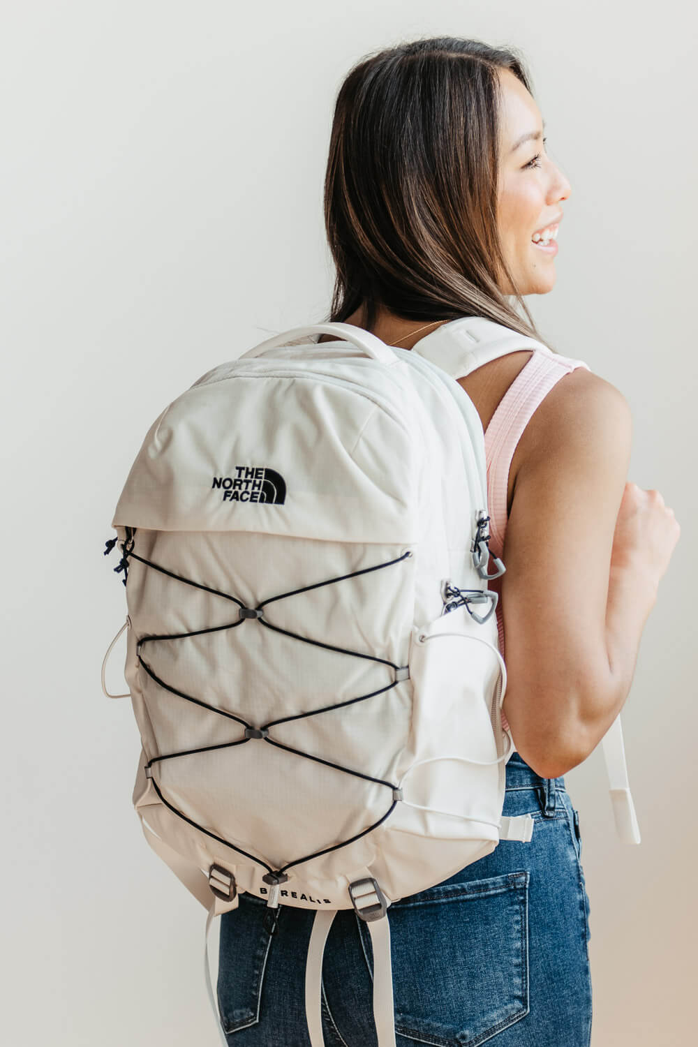 Woman Backpacks