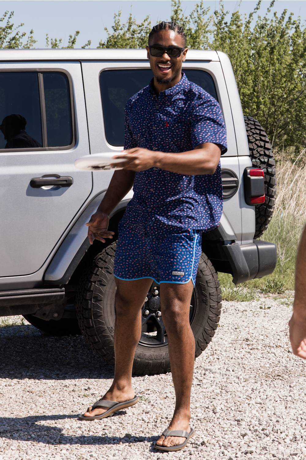 Local Boy USA Low Country Button Down for Men in Navy