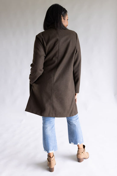 Love Tree Long Coat for Women in Espresso