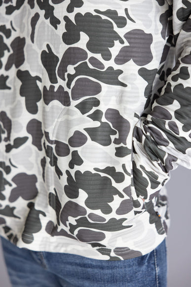 Marsh Wear Sullivan Camo Hoodie for Men in Stone Green