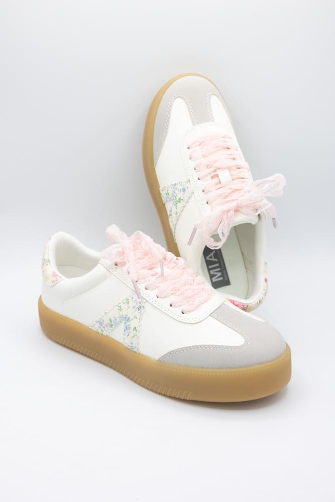 MIA Axel Sneakers for Women in White Floral