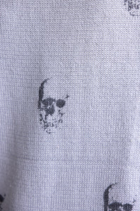 Miracle Skull Sweater for Women in Grey