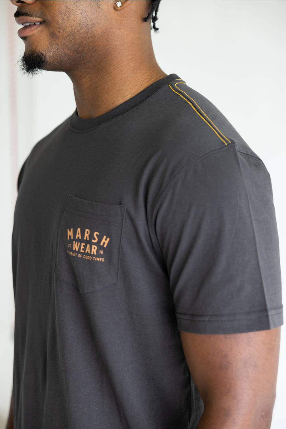 Marsh Wear Alton Camo T-Shirt for Men in Black