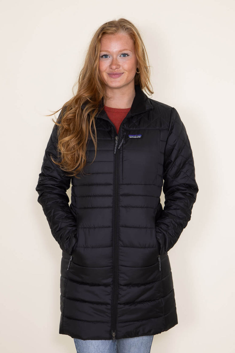 Patagonia Women’s Long Radalie Jacket in Black 27696BLK Glik's