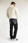 Pure Luck Edge Straight Leg Jeans for Men in Black
