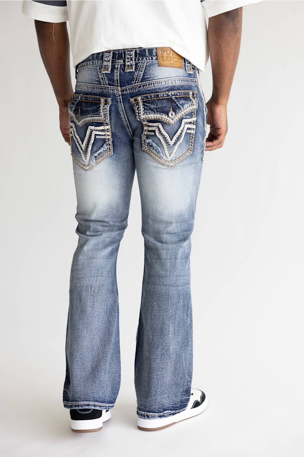 Pure Luck Rain Flare Jeans for Men | PL25010963
