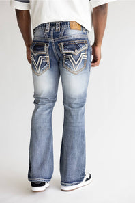 Pure Luck Rain Flare Jeans for Men | PL25010963