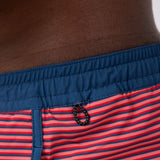 Quiksilver Surfsilk Tijuana Striped Volley 7” Shorts for Men in Navy