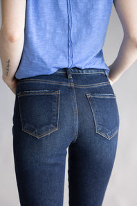  Risen High Rise Tummy Control Flare Jeans for Women 