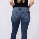 Silver Jeans Boyfriend Mid Rise Slim Leg Jeans for Women