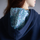 Simply Southern Embroidered Dilara Bear Hoodie for Women in Navy Blue