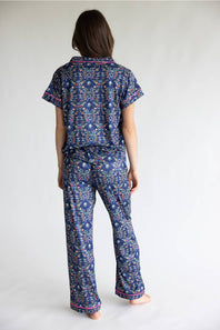 Simply Southern Everyday Simply Soft Pajama Set for Women in Ribbon Flower