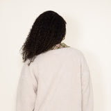 Simply Southern Quilted Plaid Sherpa Shacket for Women in Cream