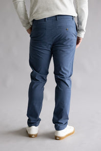 Weatherproof Vintage Leader Chino Pants for Men in Maritime Blue