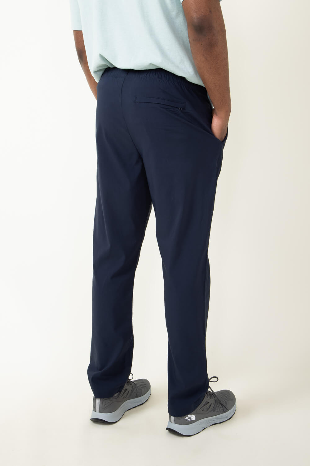 Copper & Oak Elastic File Tech Jogger Pants for Men in Blue