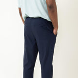 Copper & Oak Elastic File Tech Jogger Pants for Men in Blue
