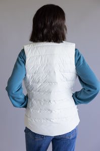 The North Face Aconcagua 3 Vest for Women in White Dune