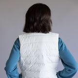 The North Face Aconcagua 3 Vest for Women in White Dune