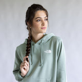 The North Face Evolution Floral Box Hoodie for Women in Slate Moss